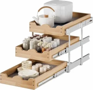 mejores organizadores de madera para cocina