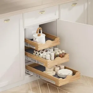 mejores organizadores de madera para cocina