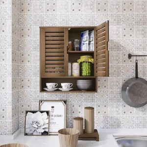 organizador de baño de pared