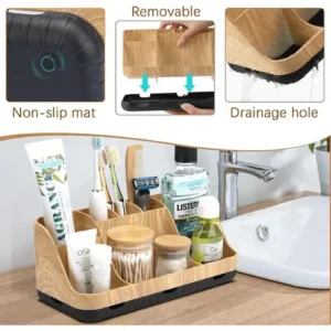 organizador para baño de melamina