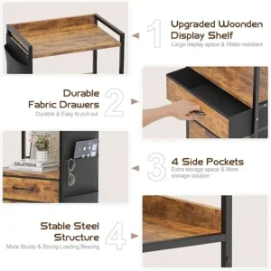 Organizadores de madera económicos para dormitorio