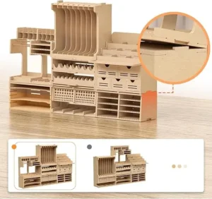 Organizador de herramientas de madera para taller