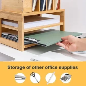 Organizador Económico Para Oficinas en Madera