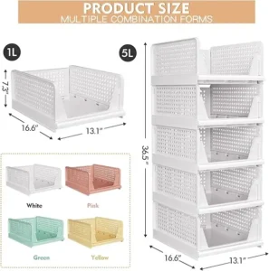 Organizador de Plástico De Ropa