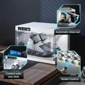 Organizador de zapatos con control inteligente LED