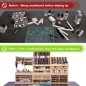 Organizador de herramientas de madera para taller