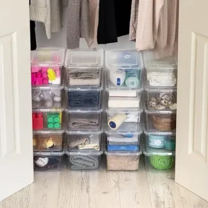 Cajas de Plástico con Tapa Barata MultiUsos