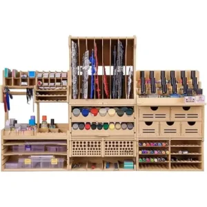 Organizador de herramientas de madera para taller