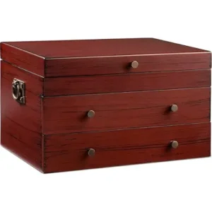 organizador de utensilios de cocina de madera.