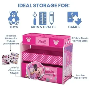 organizador de juguetes para niñas
