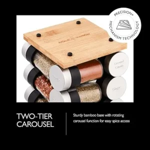 organizadores de especias de madera