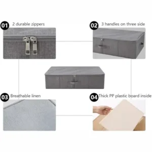 Cajas debajo de la cama